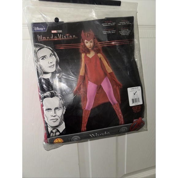 NWT Rubie's Girls Large marvel Disney Wanda's Scarlet Witch Halloween‎ Costume - Picture 2 of 6